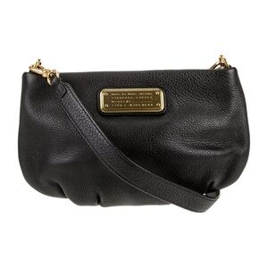 Marc by Marc Jacobs Black Leather Crossbody Bag (100% cow leather)